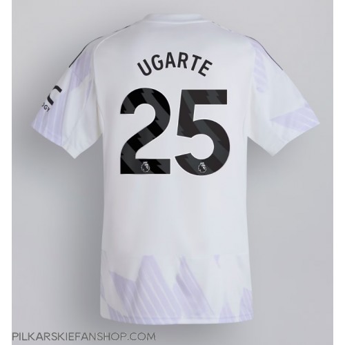 Koszulka piłkarska Manchester United Manuel Ugarte #25 Strój wyjazdowy 2025-26 tanio Krótki Rękaw Koszulka piłkarska Manchester United Manuel Ugarte #25 Strój wyjazdowy 2025-26 tanio Krótki Rękaw